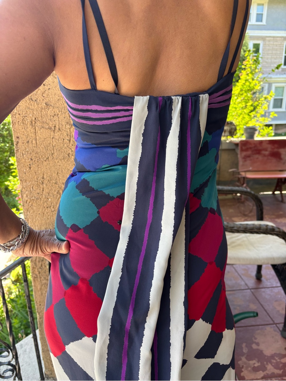 Pauline Trigere  couture vintage maxi dress - Picture 8 of 8